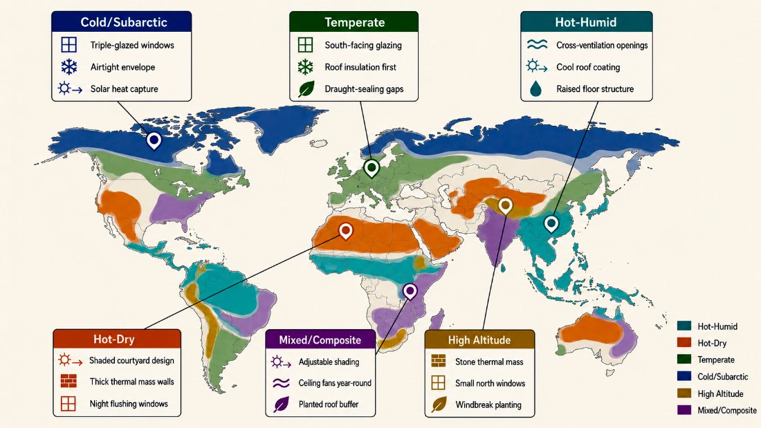 Climate-zone tactics map from BGMS